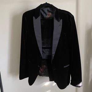 Black Velvet Suit (two piece)